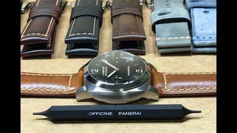 changing a panerai band|panerai luminor 1950 strap.